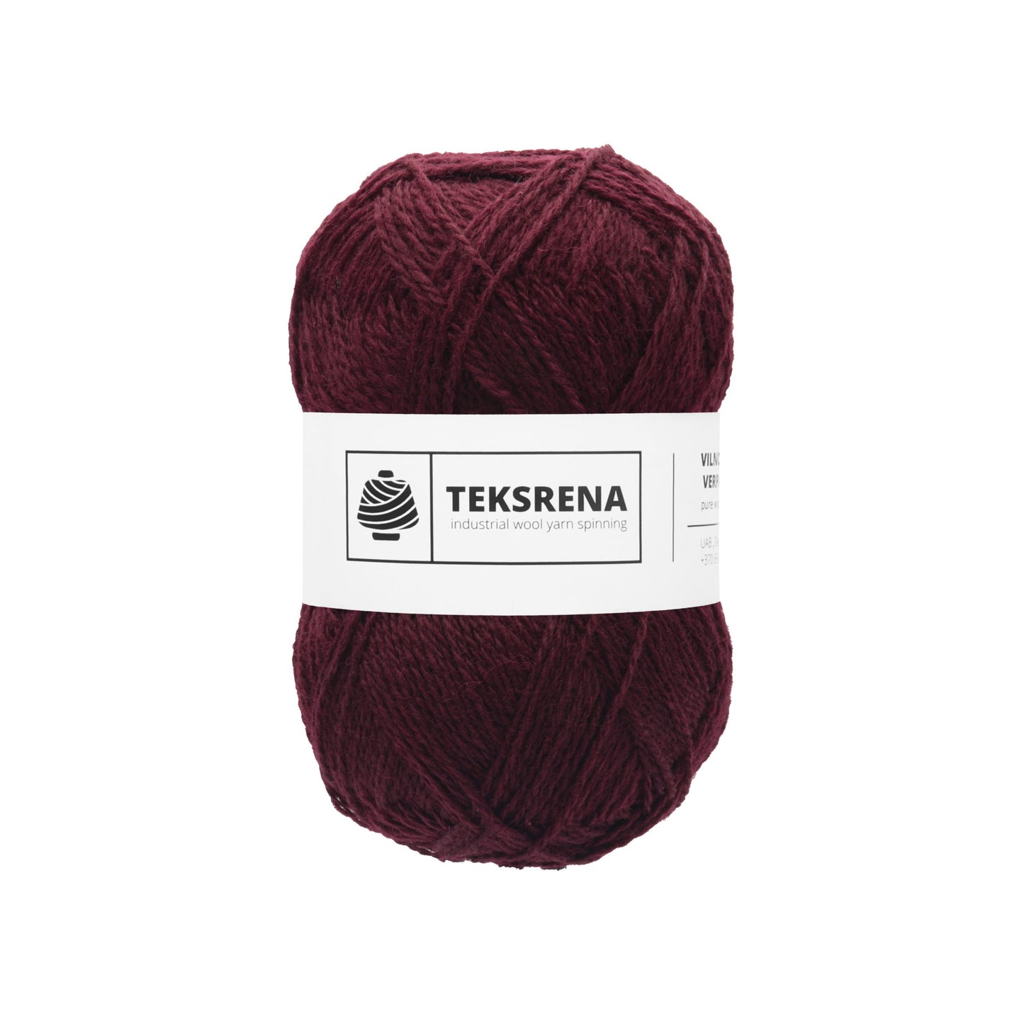 Nm 9/2/ 100% meriinovill /Texrena 100g #575 "Burgundia"