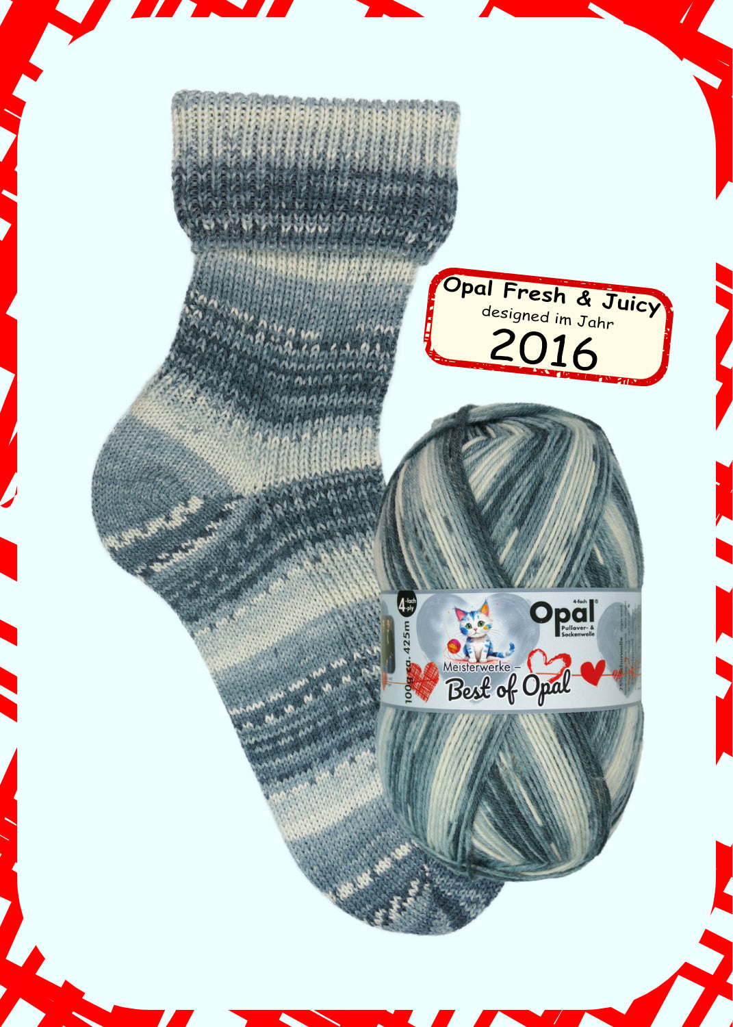 OPAL 4-diegu MEISTERWERKE - BEST of OPAL 100g #9366 "Pikanta olīve" IEROBEŽOTS IZLAIDUMS!