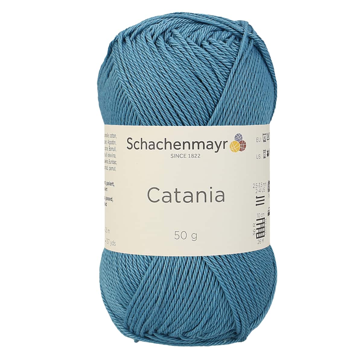 Catania /Schachenmayr/ 50g #00380 "Flīžu zils"