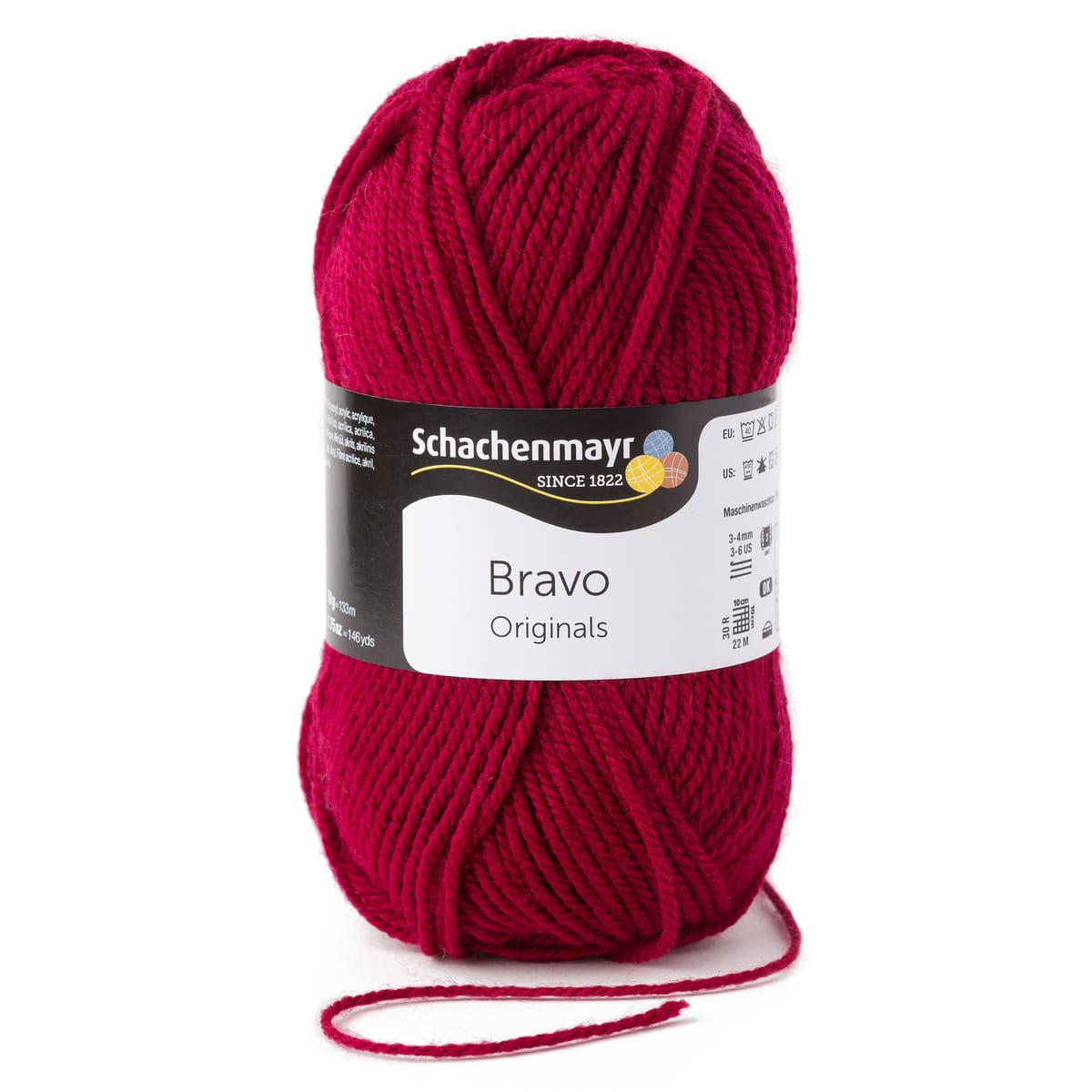 Bravo /Schachenmayr/ 50g #08222 "Burgundietis"