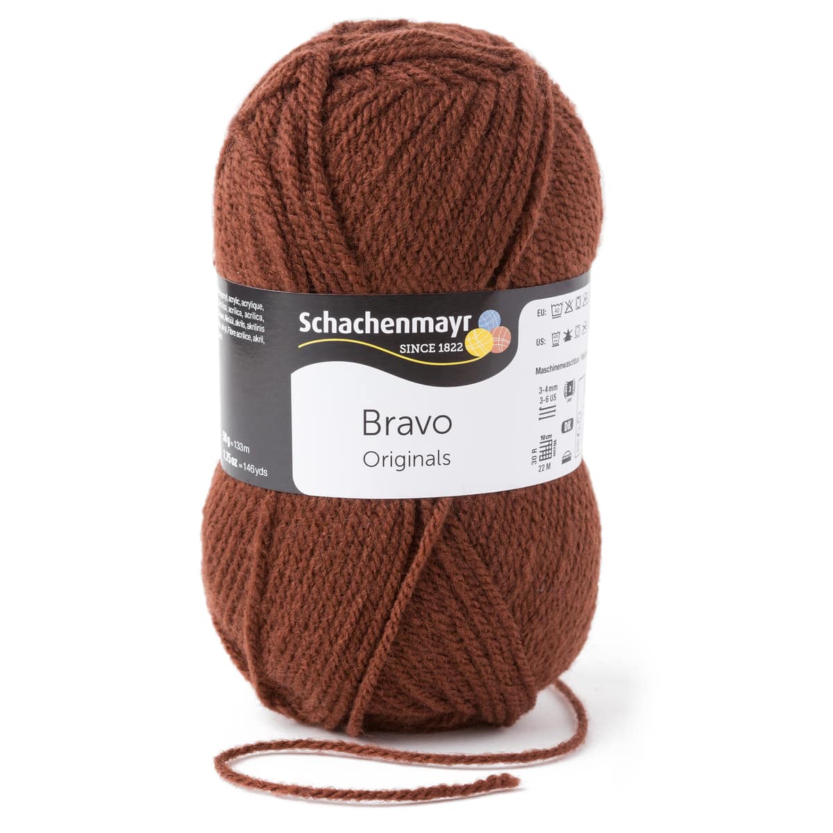 Bravo /Schachenmayr/ 50g #08281 "Brūns"