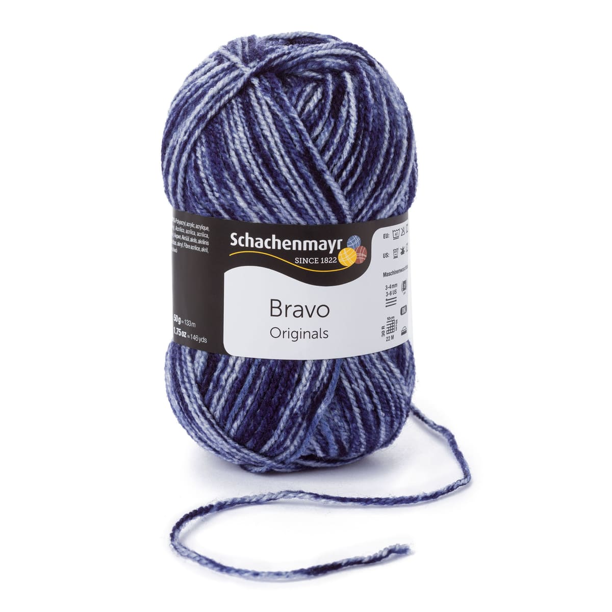 Bravo /Schachenmayr/ 50g #08354 "Flotes džinsi"