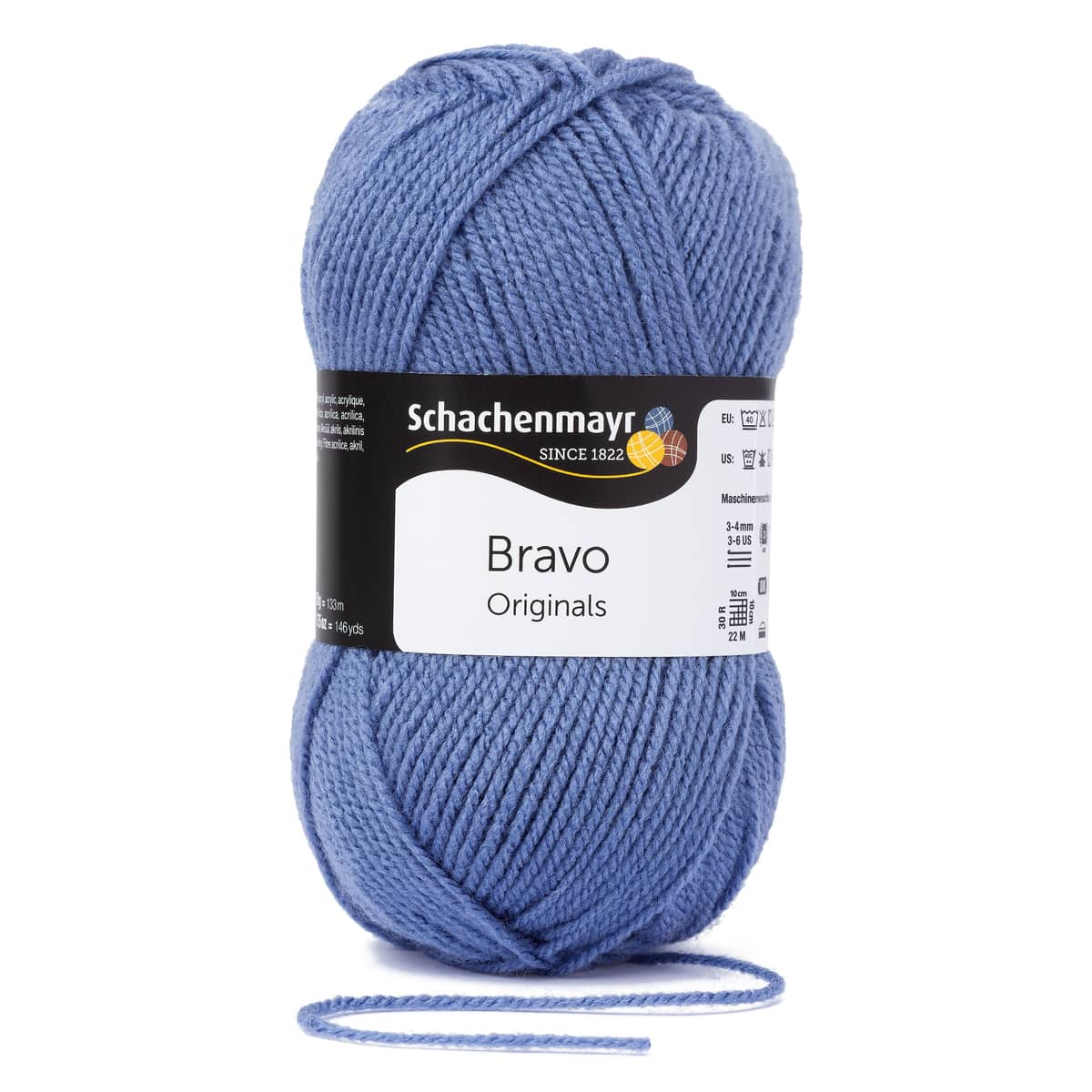 Bravo /Schachenmayr/ 50g #08362 "Gaisa spēki"