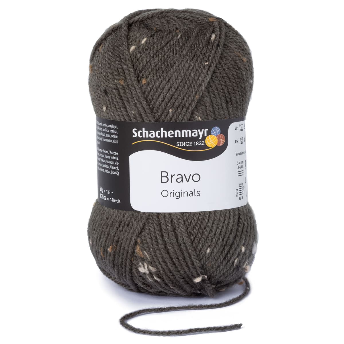 Bravo /Schachenmayr/ 50g #08373 "Dark green tweed"