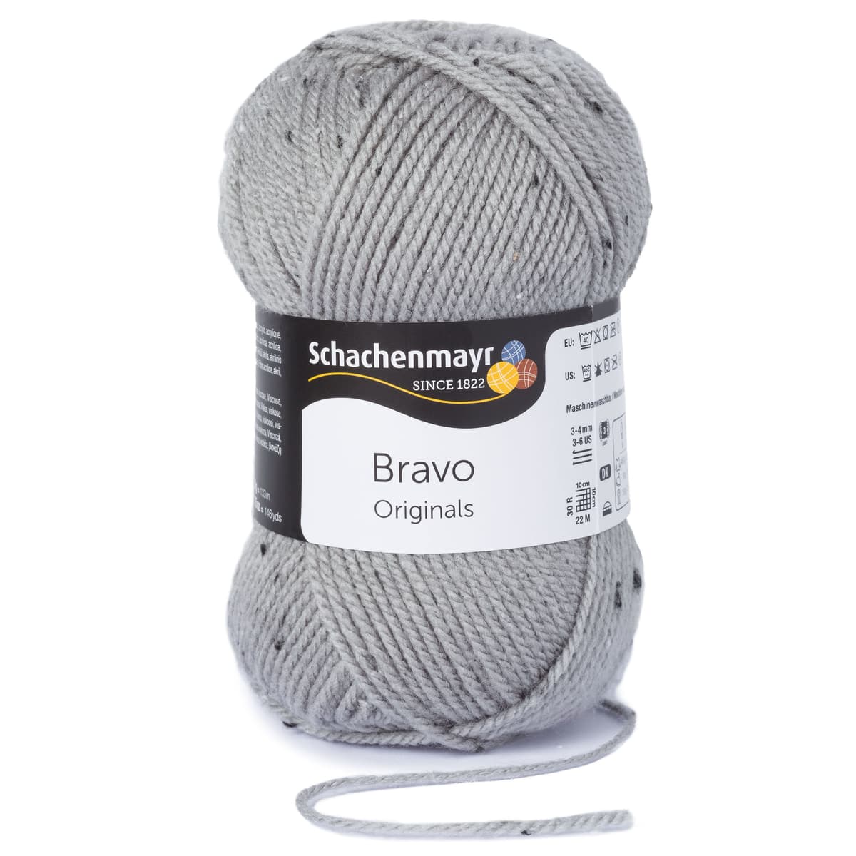 Bravo /Schachenmayr/ 50g #08376 "Light gray tweed"