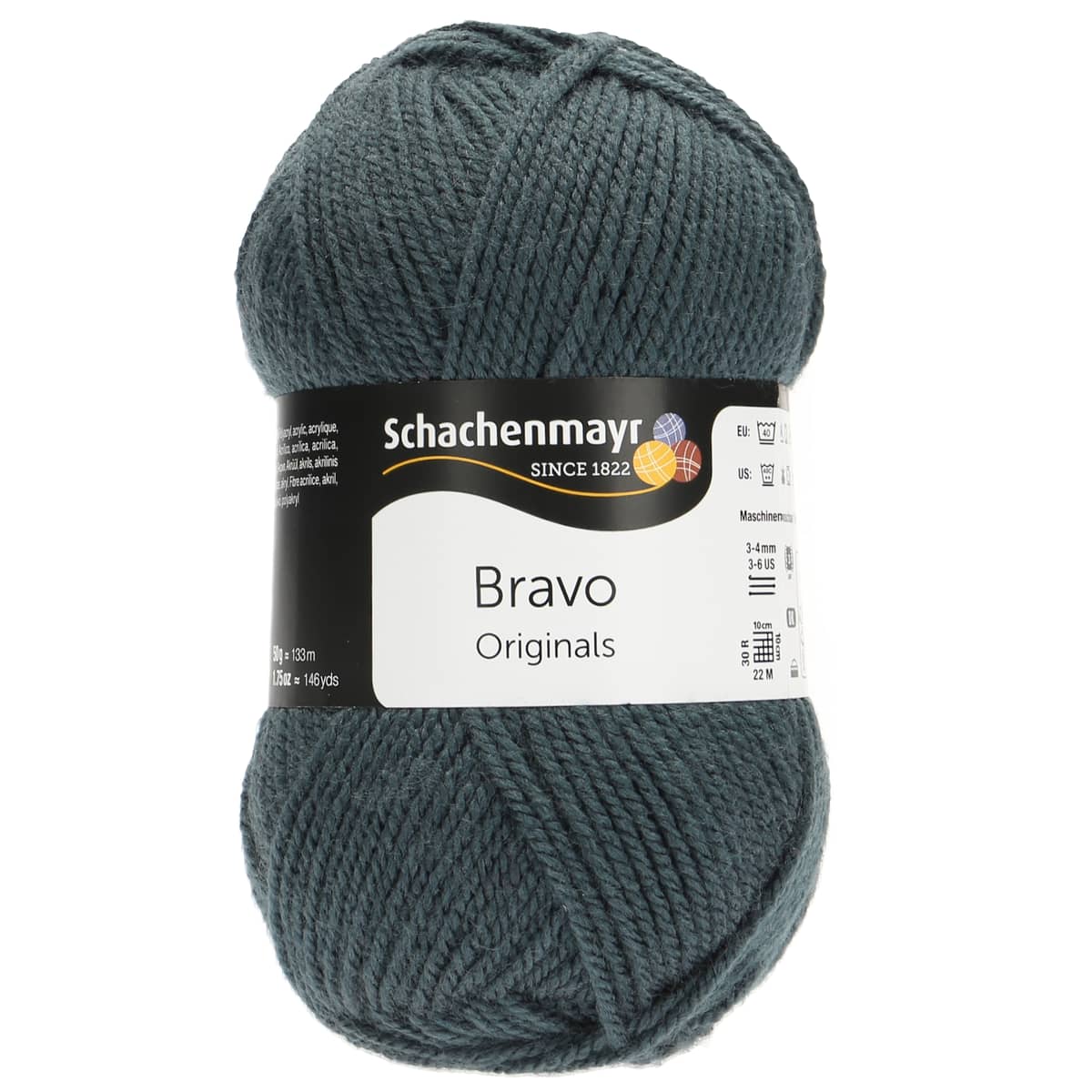 Bravo /Schachenmayr/ 50g #08386 "Forest Green"