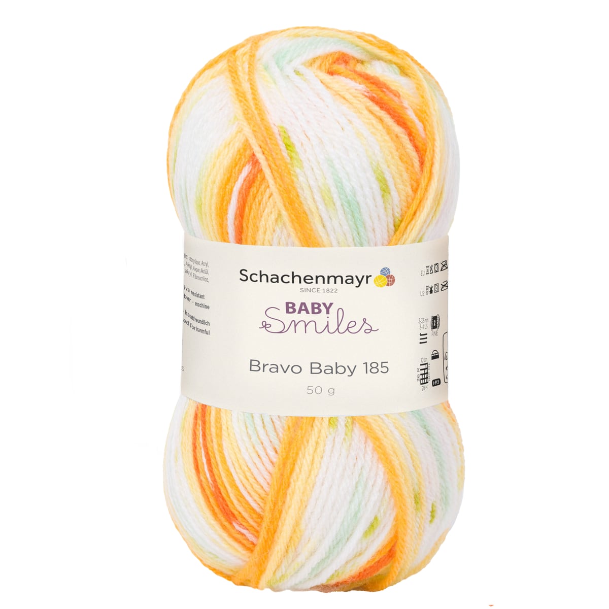 Bravo Baby 185 /Schachenmayr/ 50g #00197 "Leonija krāsa"