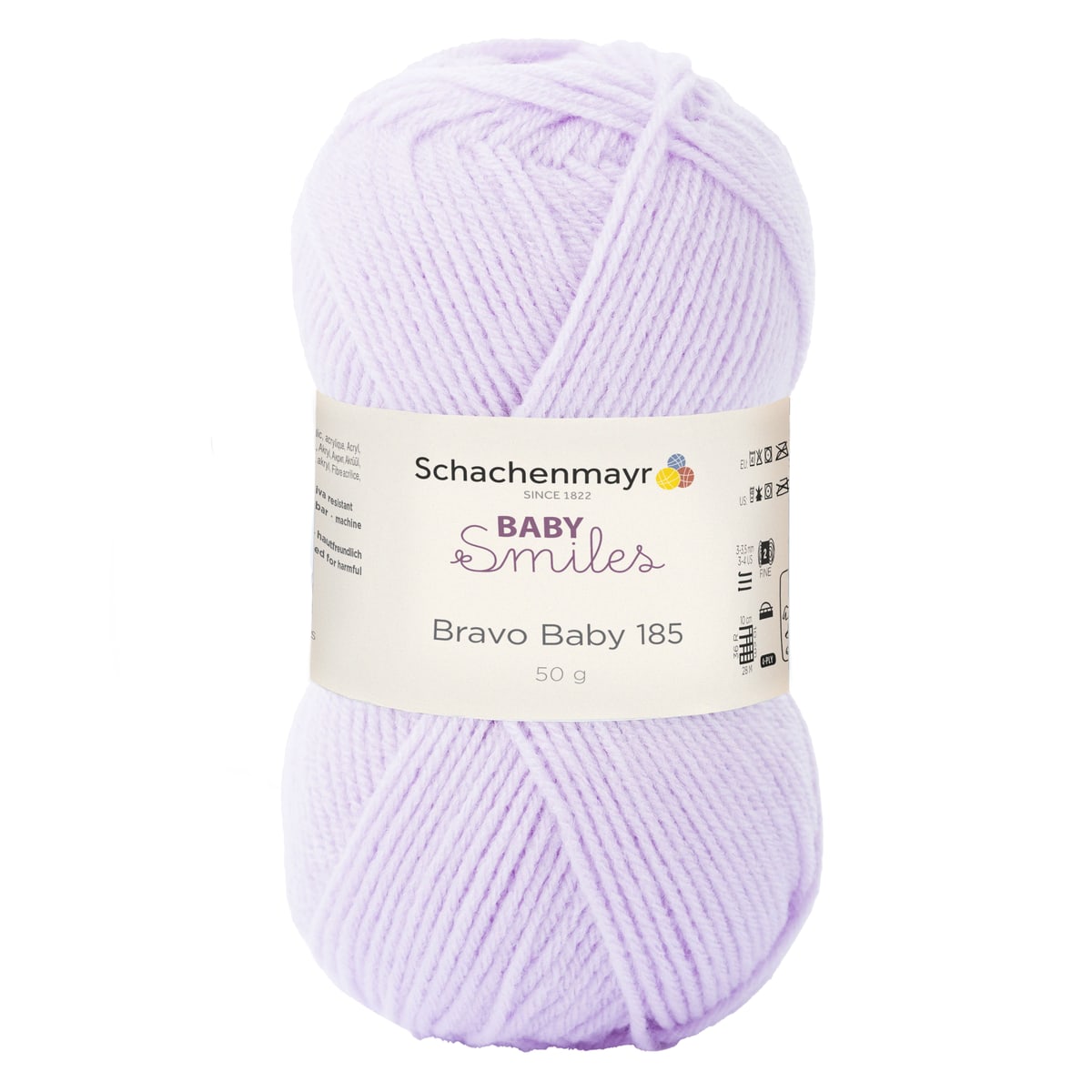 Bravo Baby 185 /Schachenmayr/ 50g #01034 "Gaiši violets"