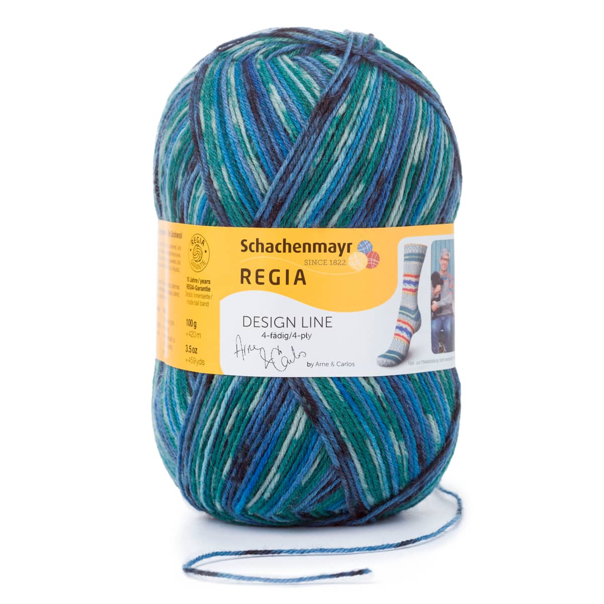 Regia 4-strand Design Line by Arne & Carlos 100g #03658 "Winter Night"