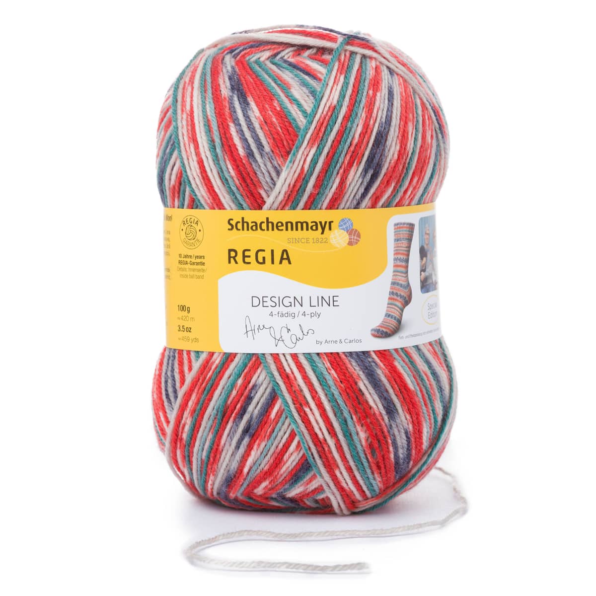 Regia 4-strand Design Line by Arne & Carlos 100g #03760 "Garden"