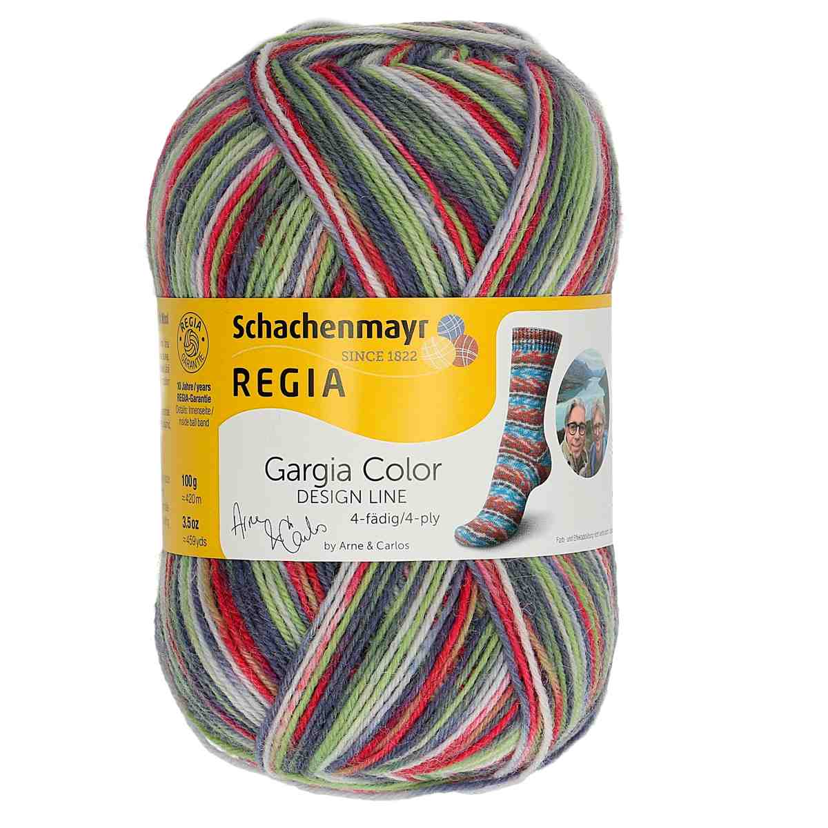 Regia 4-diegu Design Line by Arne & Carlos 100g #03858 "Miron"