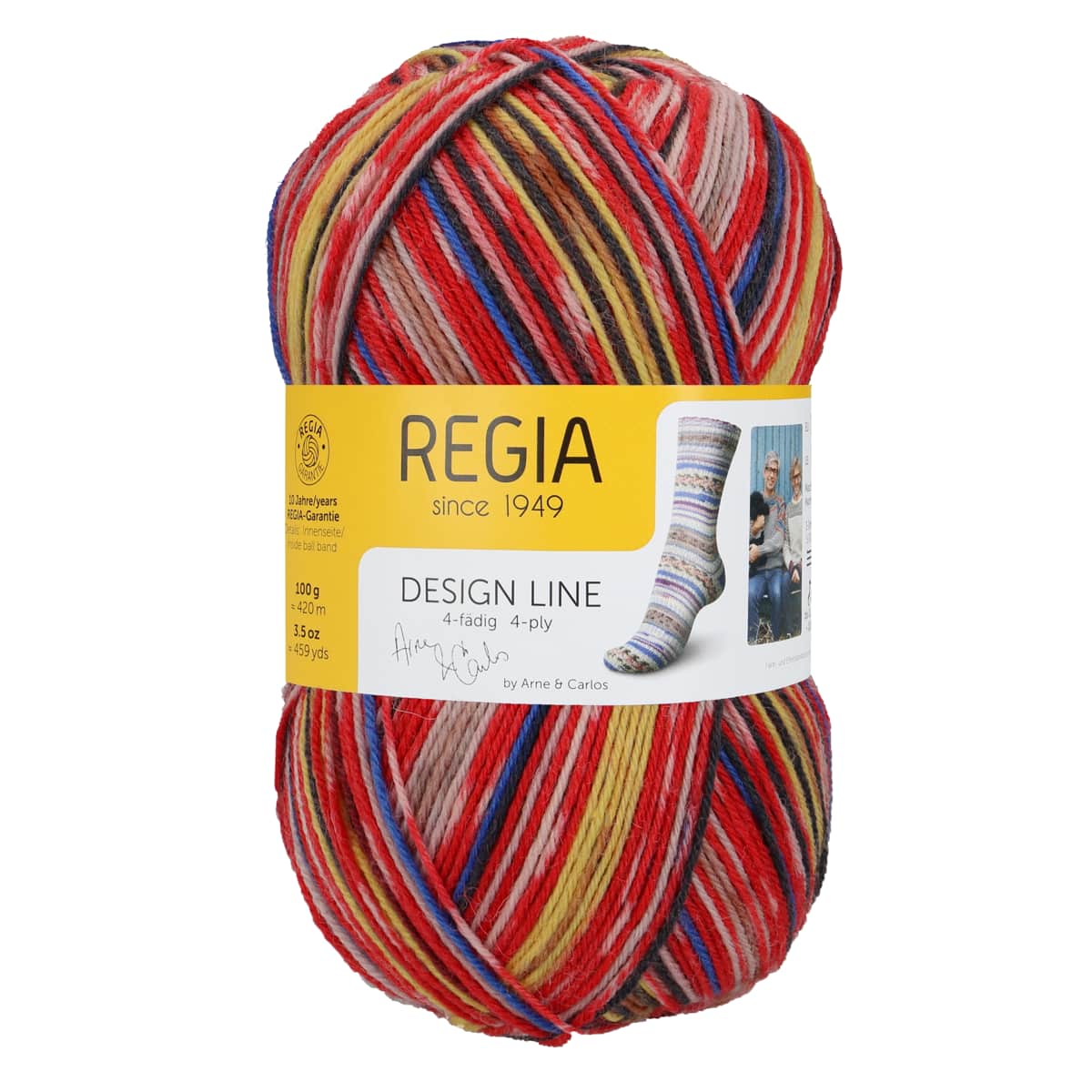 Regia 4-diegu Design Line by Arne & Carlos 100g #03880 "Roest"