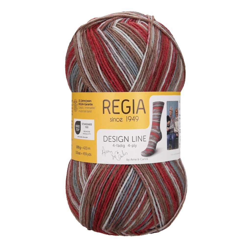 Regia 4-diegu PAIRFECT Design Line by ARNE & CARLOS 100g #07028 "Storvjut"