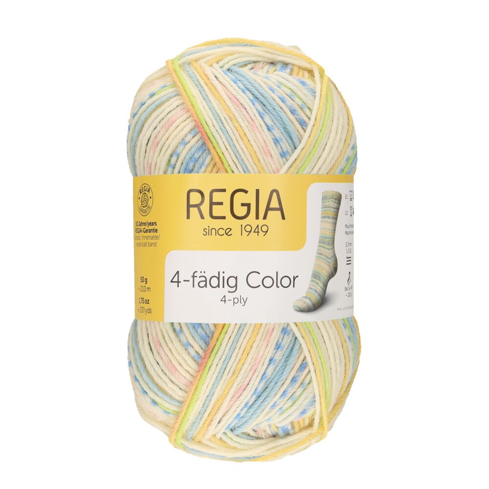 Regia Color 4-strand 50g #03792 "Jade blue"