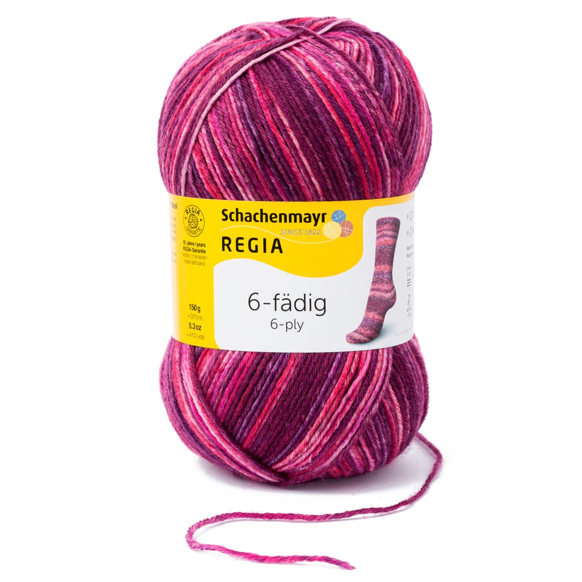 Regia Color 6-diegu 150g #04911 "Bordo"