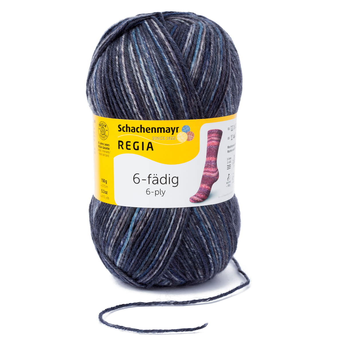 Regia Color 6-diegu 150g #04917 "Nakts"