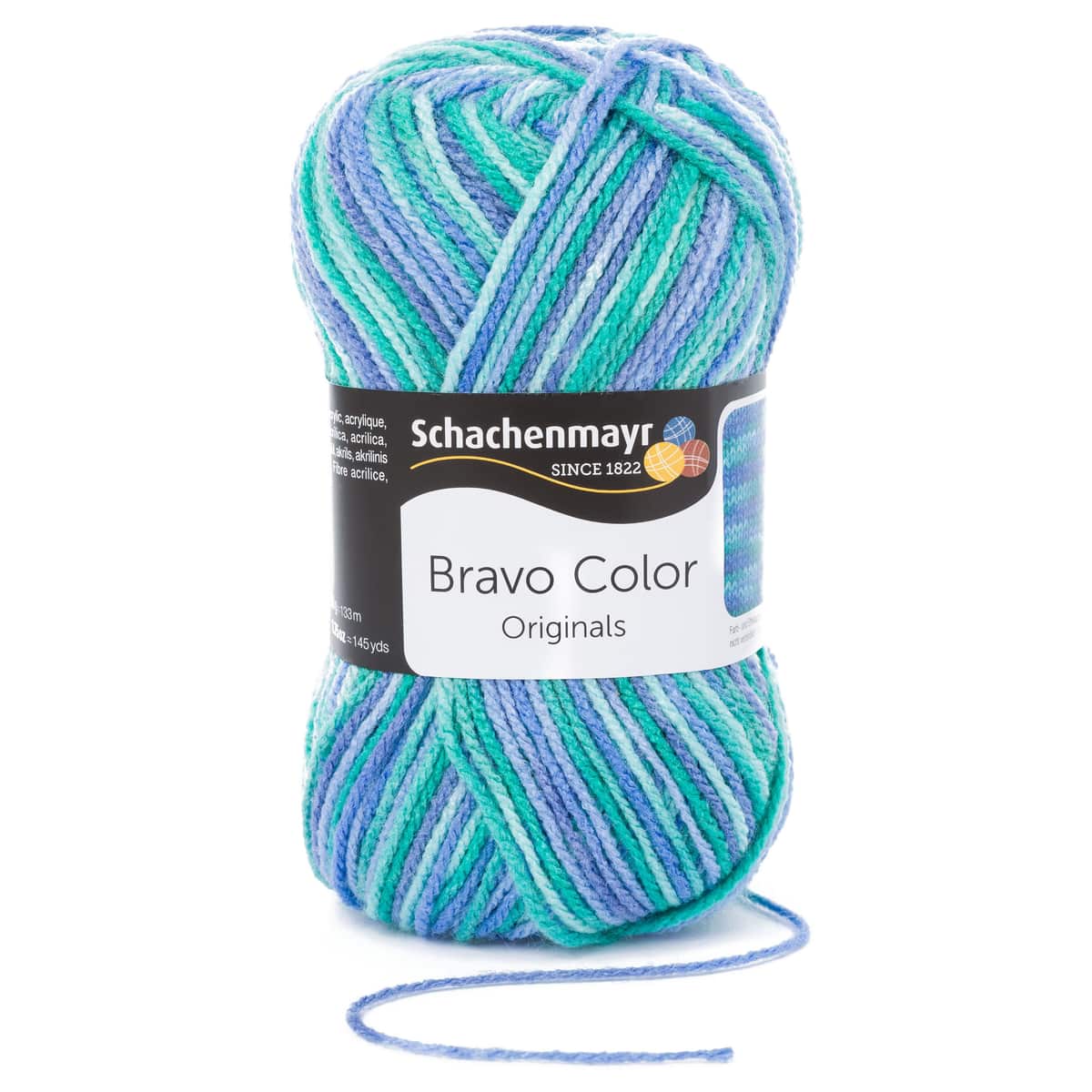 Bravo Color /Schachenmayr/ 50g #02134 "Lagūnas krāsa"