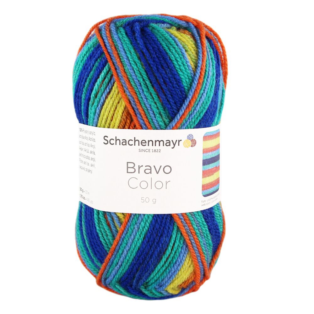 Bravo Color /Schachenmayr/ 50g #02149 "Runa krāsa"
