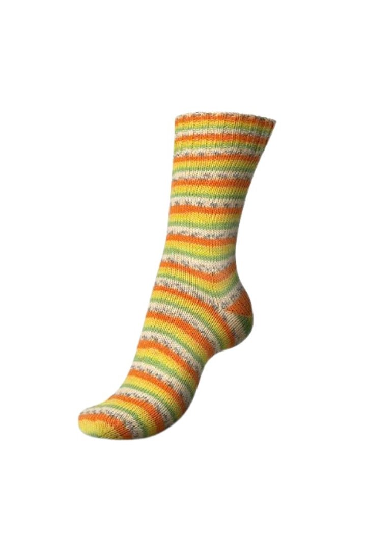 Regia 4-diegu Cotton Color Tutti Frutti 100g #02417 "Papaija"