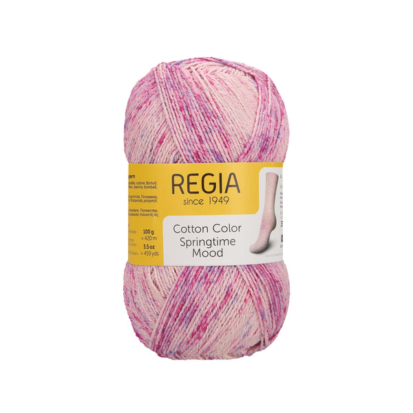Regia 4-diegu Cotton Color 100g #04080 "Pirmie pumpuri"