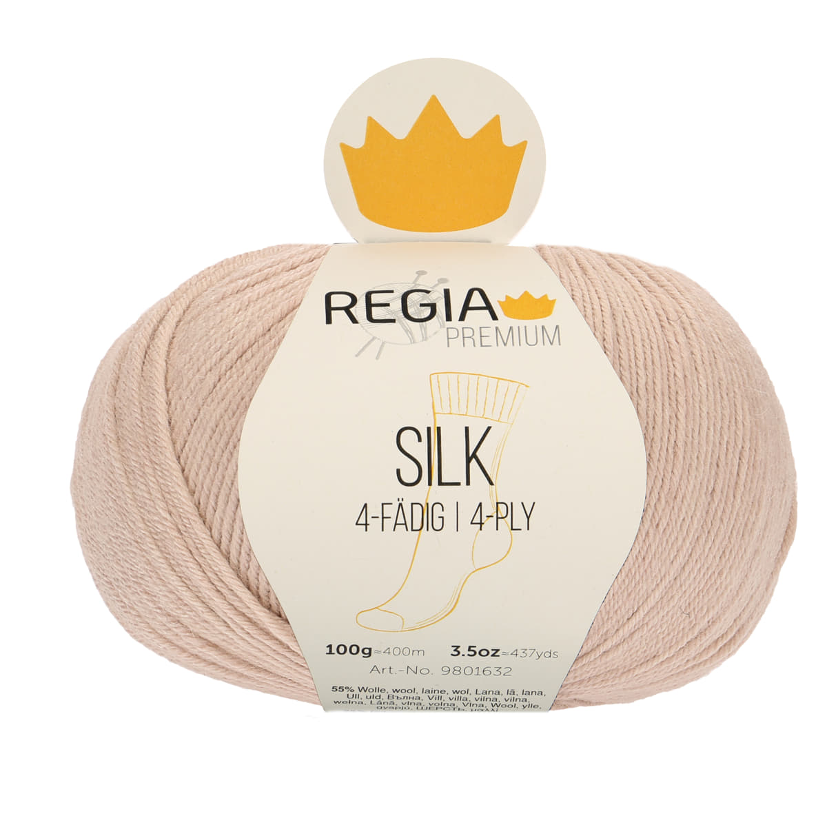 Regia Premium 4-diegu Silk 100g #00020 "Kamieļkrāsa"