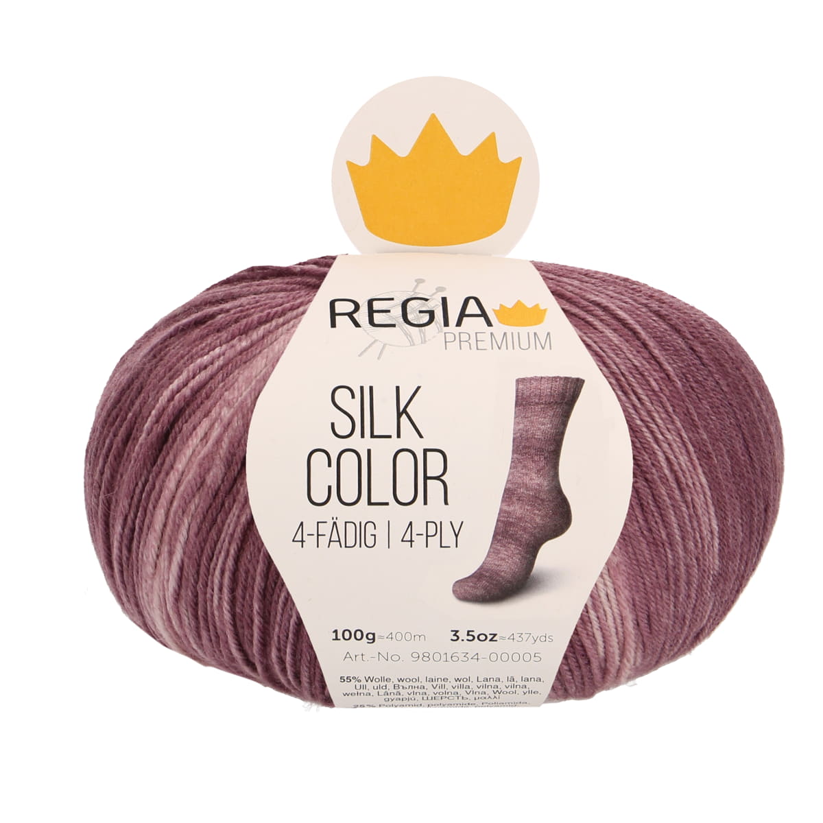 Regia Premium 4-diegu Silk color 100g #00045 "Vīģe"