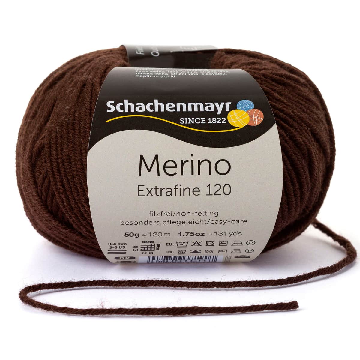 Merino Extrafine 120 /Schachenmayr/ 50g #00112 "Moka"