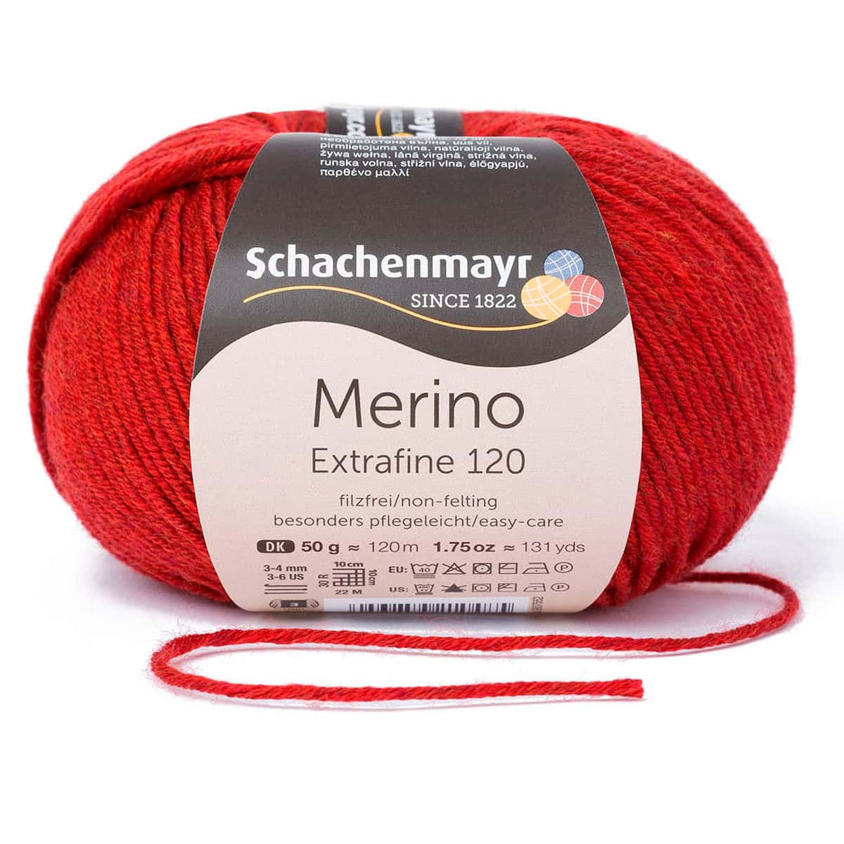 Merino Extrafine 120 /Schachenmayr/ 50g #00127 "Merserizēta aizraušanās"