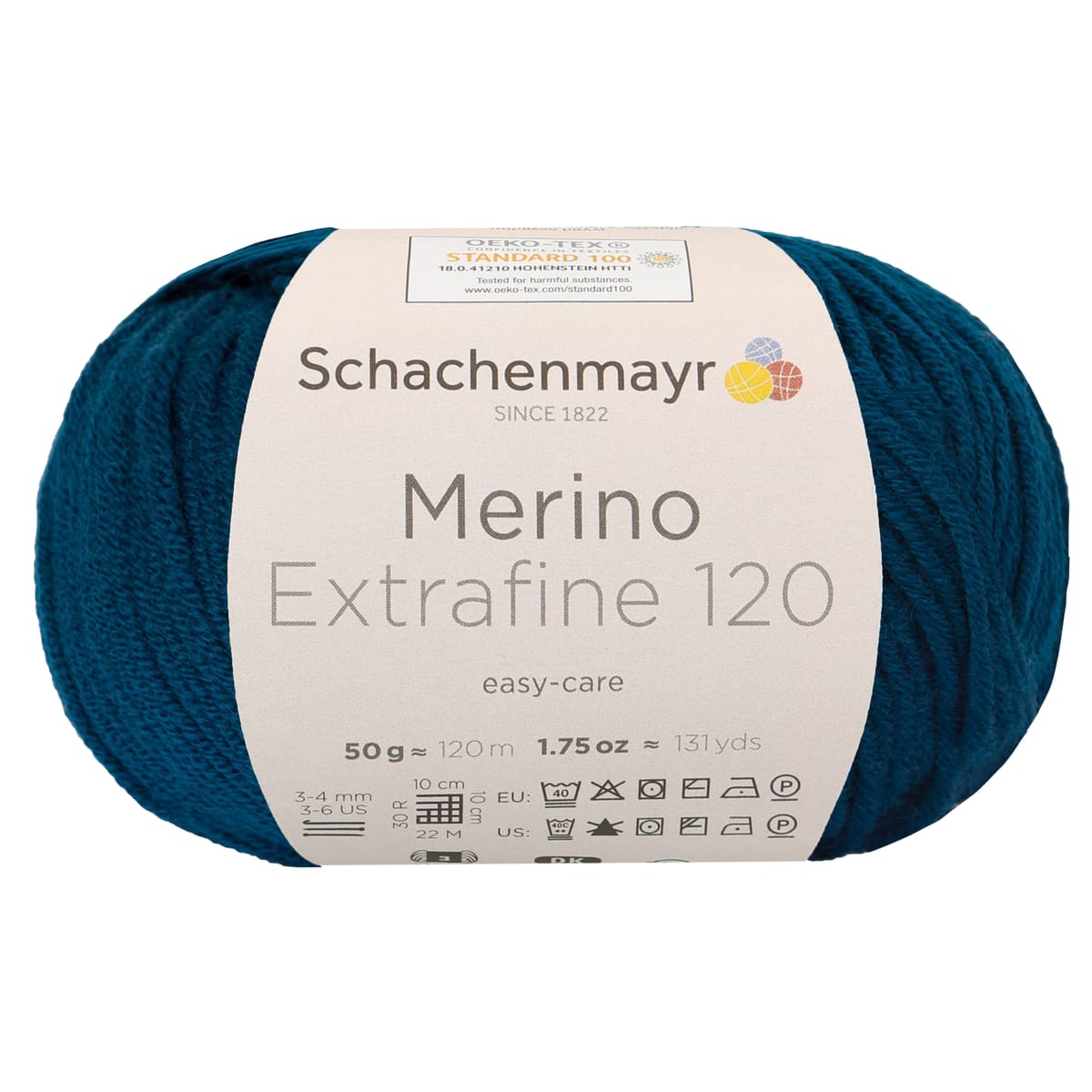Merino Extrafine 120 /Schachenmayr/ 50g #00164 "Zilganzaļš"