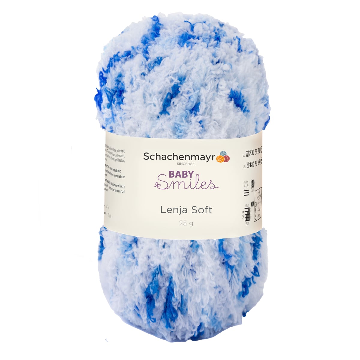 Baby Smiles Lenja Soft /Schachenmayr/ 25g #00082 "Blue Spot Color"