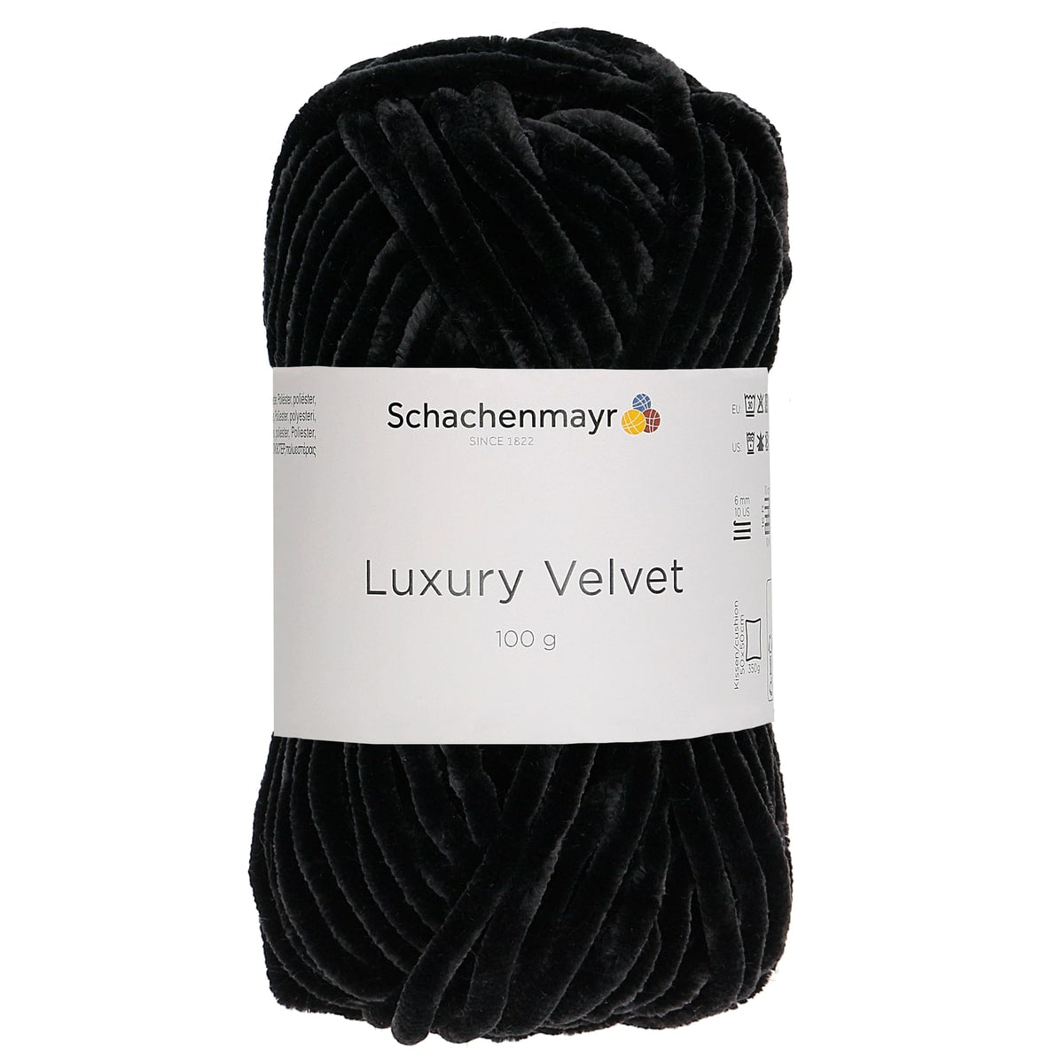 Luxury Velvet /Schachenmayr/ 100g #00099 "Melna aita"