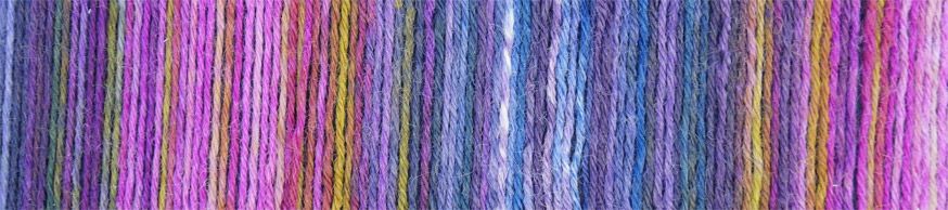 Wunderklecks /Schoppel/ 100g #2185 "Higgledy Piggledy" 4-diegu zeķu dzija, ar bioloģiski noārdāmu poliesteru