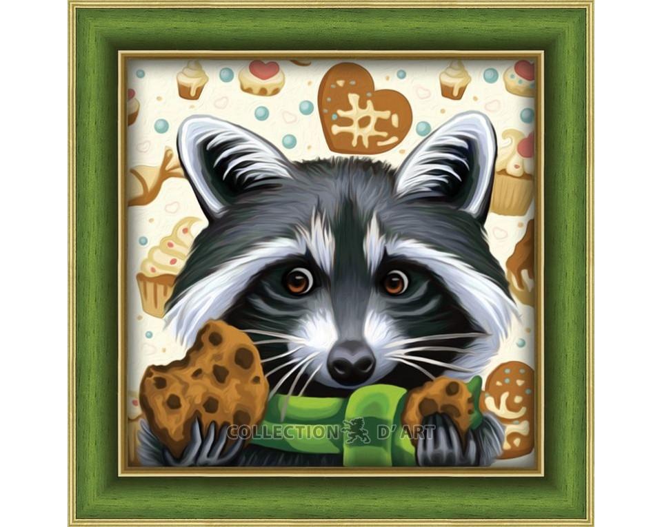 Jenots - saldummīlis- dimantu izšūšanas komplekts /Mosfa/ 25x25 cm