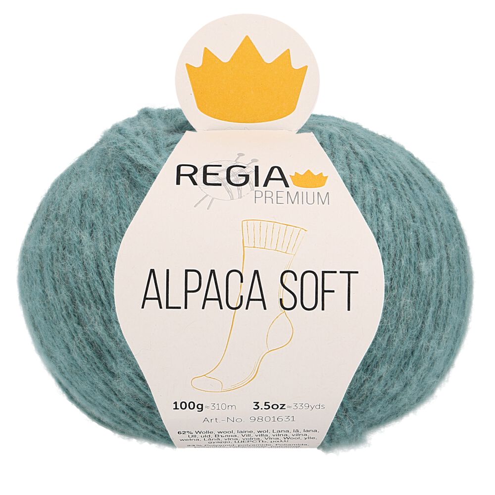 Regia Premium 4-diegu Alpaca Soft 100g #00070 "Salvija"