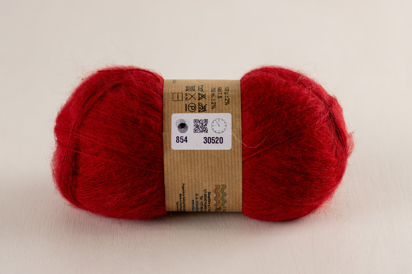 Angora 2 /Midara/ 100g #854 "Punane"