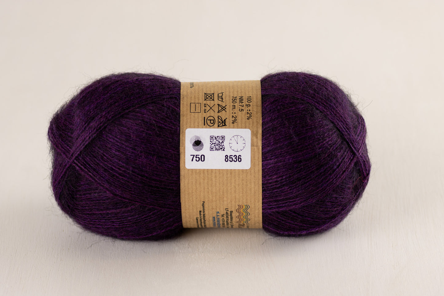 Angora 2 /Midara/ 100g #750 "Ere tume lilla fuksiaroosaga"