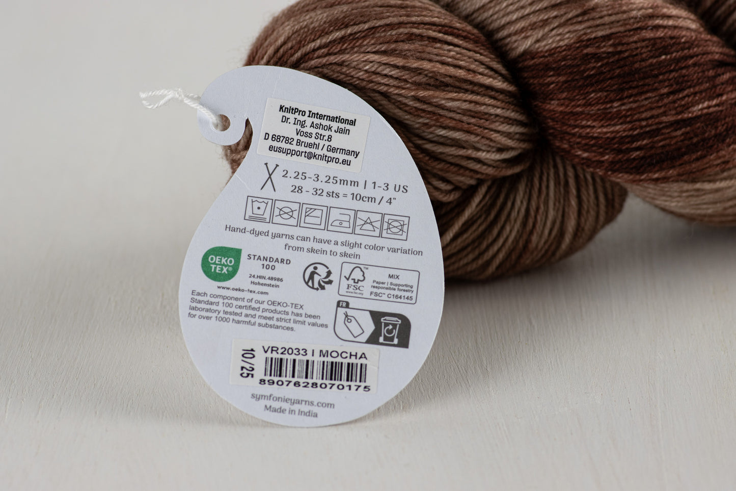 Symfonie Terra 4-diegu 100g #VR2033 "Moka"