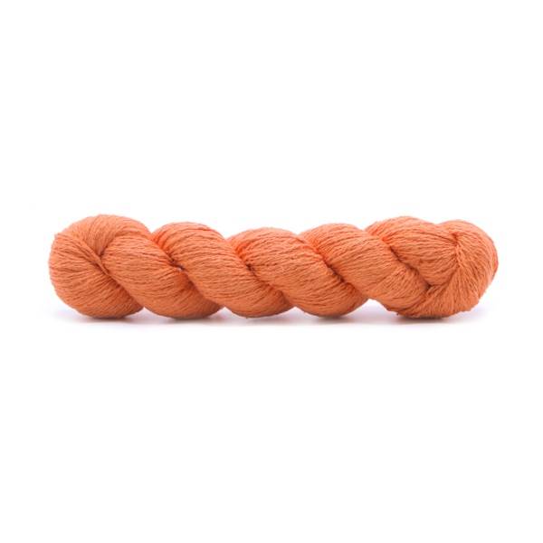 Spun Silk World BOURETTE SILK Nm 7/2 50g #0120 "Pumpkin"