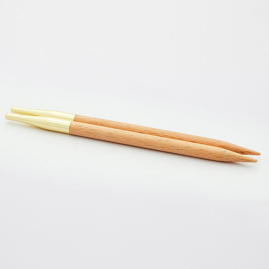 Basix Beech wooden tips for 40cm needles /KnitPro