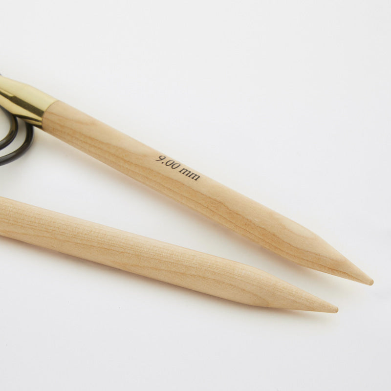 Basix Beech koka Apļa adāmadatas 80cm / KnitPro