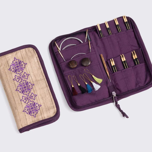 Lantern Moon BLISS /10cm short interchangeable circular knitting needles set with cables /KnitPro/ 7 pairs