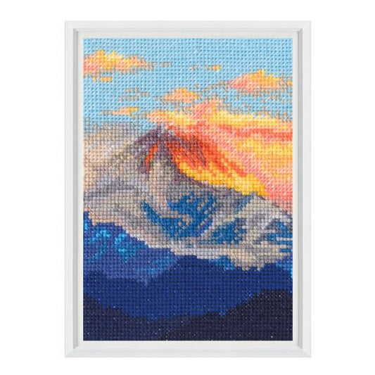 A dream flows down from the mountains - embroidery kit /RTO/ 9 x 13 cm