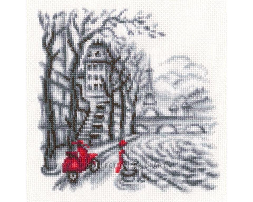 Streets of Paris II - embroidery kit /RTO/ 14 x 15 cm