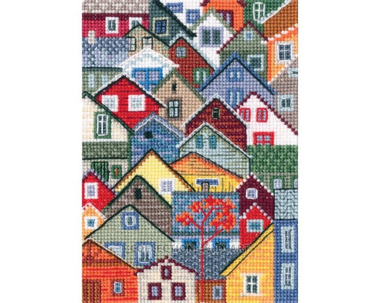 With the aroma of salt, wind and sun - embroidery kit /RTO/ 10 x 14 cm