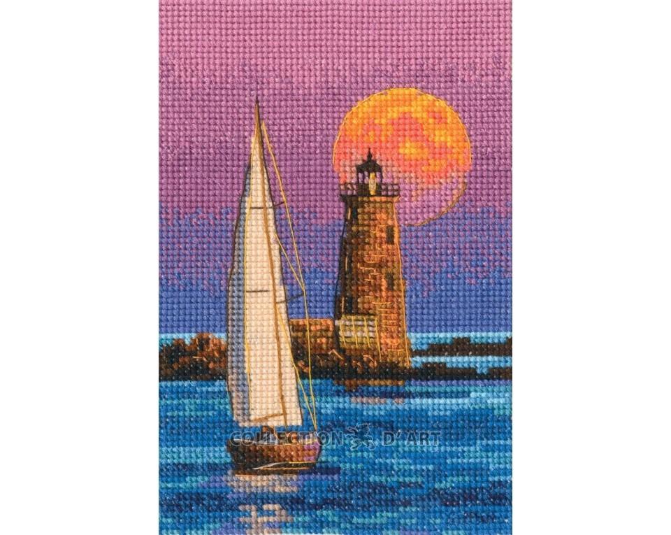 With the aroma of salt, wind and sun II - embroidery kit /RTO/ 9.5 x 14 cm