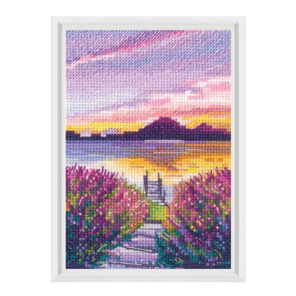 Road to the Sunset - embroidery kit /RTO/ 9 x 13 cm