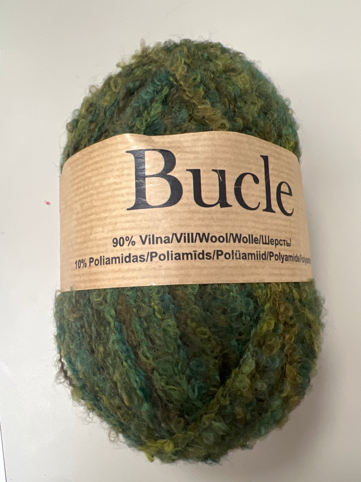 Bucle /Midara/ 100g #460 "Olīvzaļš melanžs"