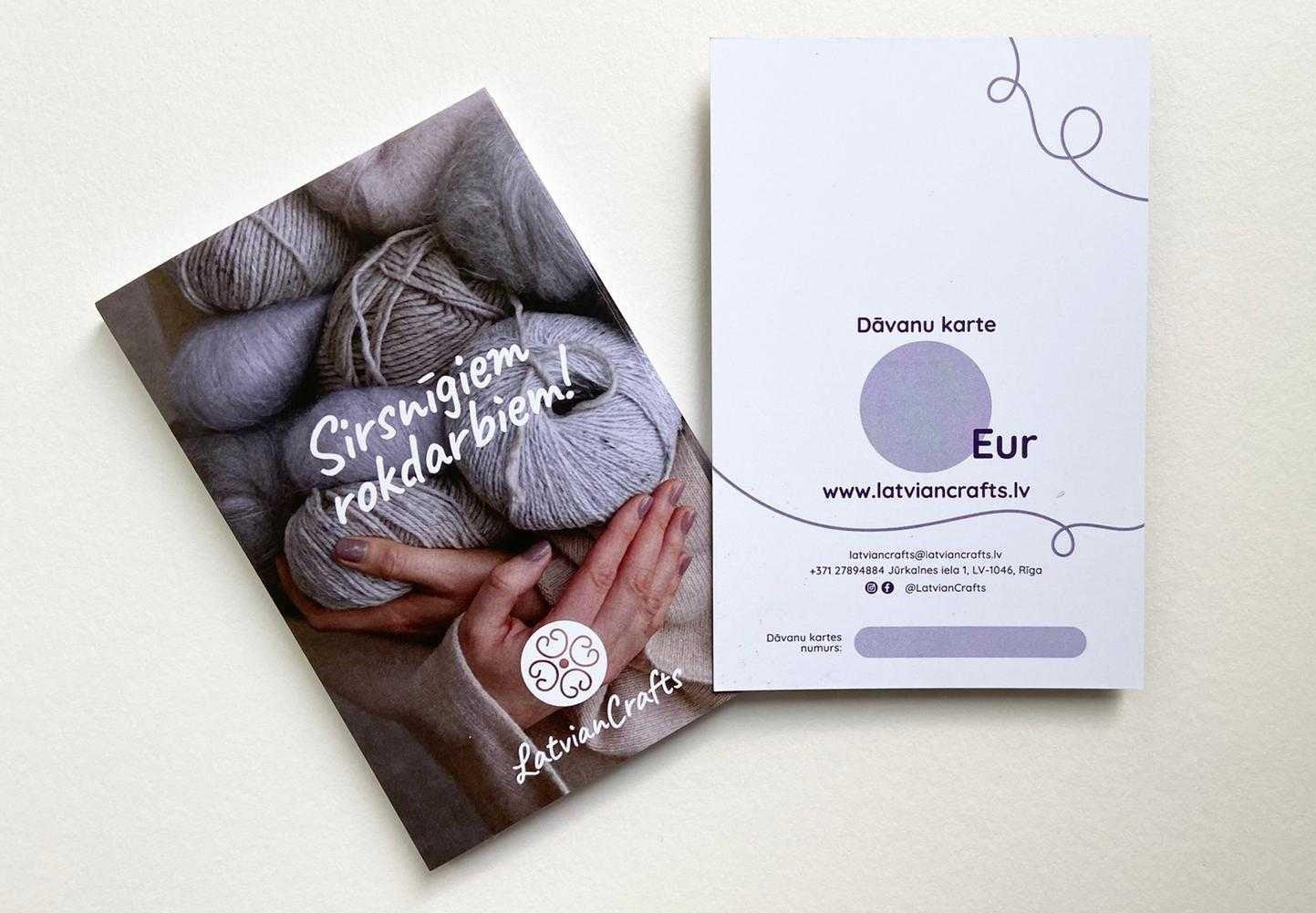 Läti käsitöö kinkekaart