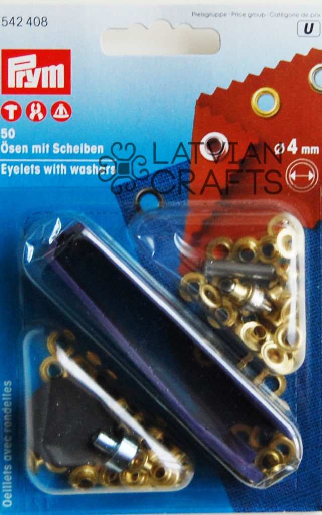 Rings with back plate and tool 50 pcs 4mm /gold color