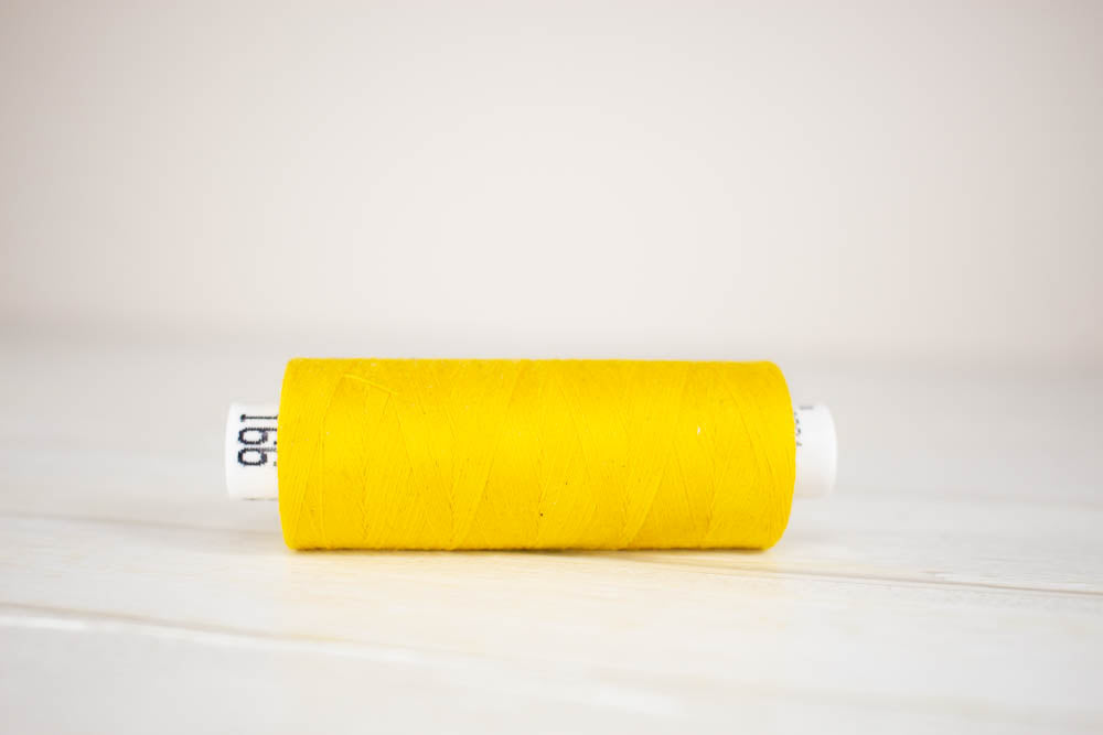 Õmblusniit Drima No.120, 100% polüester, 500m #00166 "Kollane"
